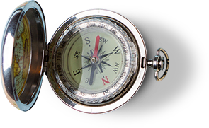pocket-watch style compass