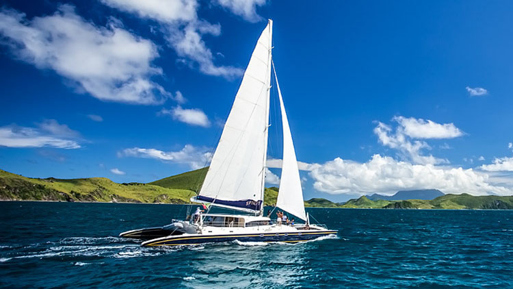 CATAMARAN SAIL TO NEVIS